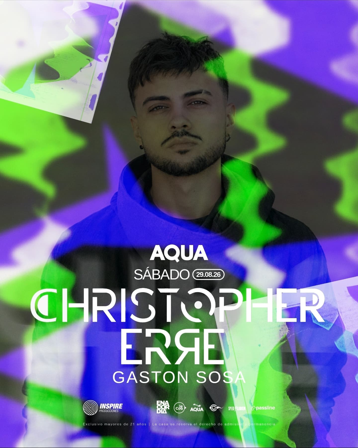Aqua — event flyer