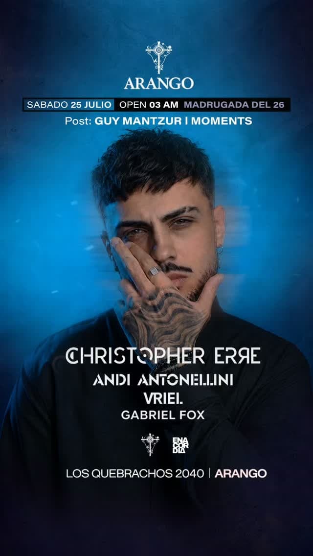 Arango — event flyer